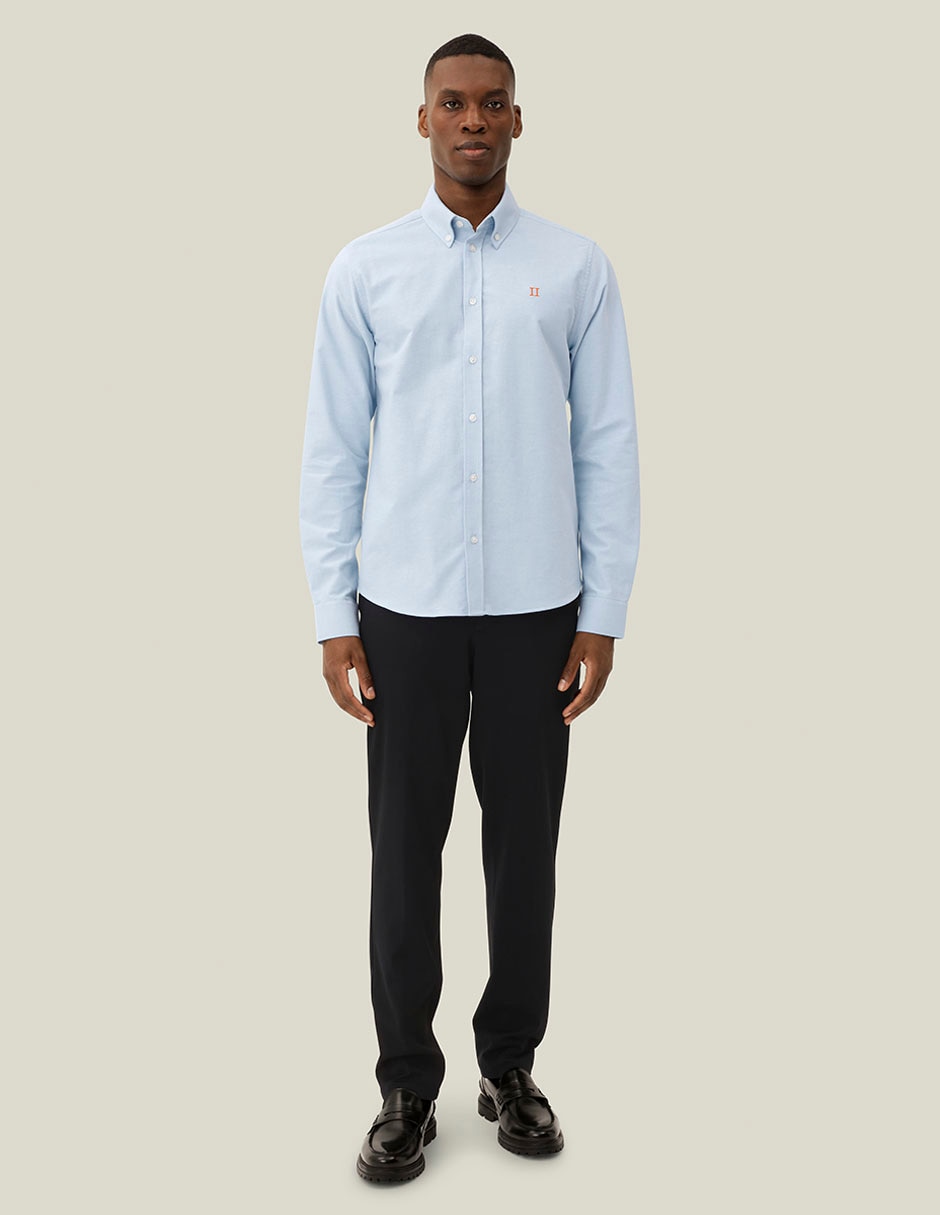 Camisa casual de algodón manga larga para hombre