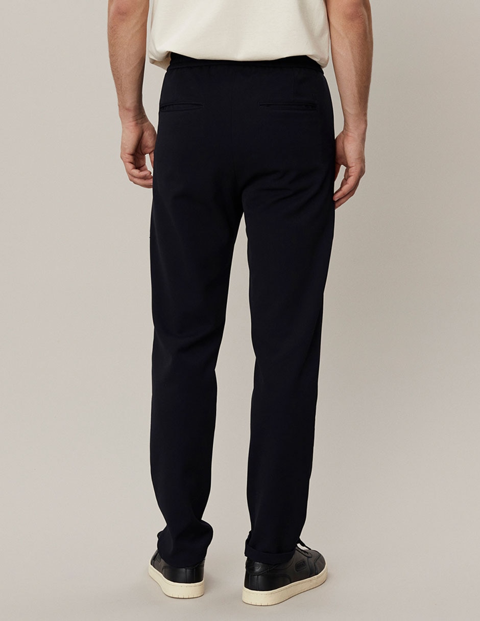 Pantalón casual straight de algodón para hombre 2