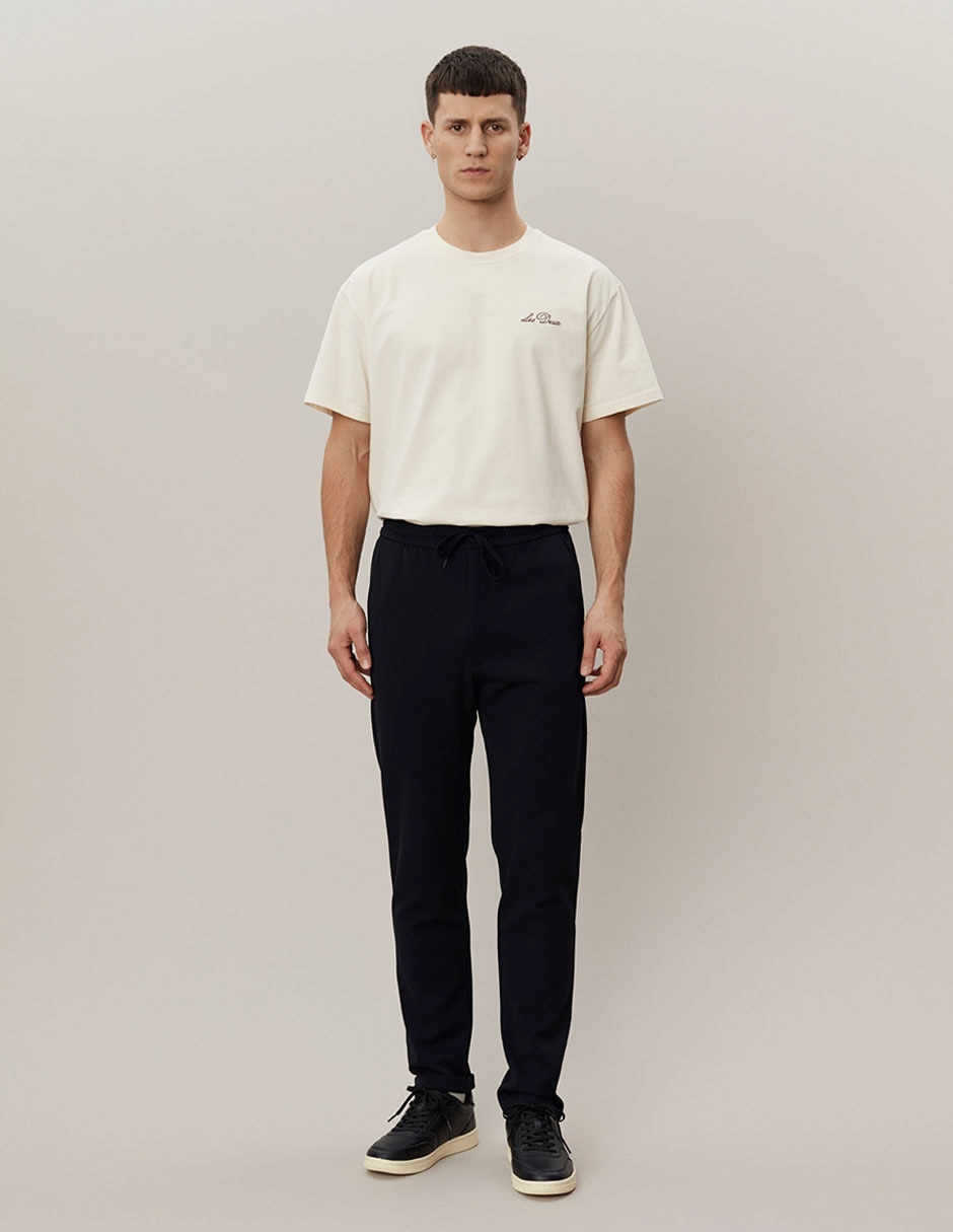 Pantalón casual straight de algodón para hombre 3