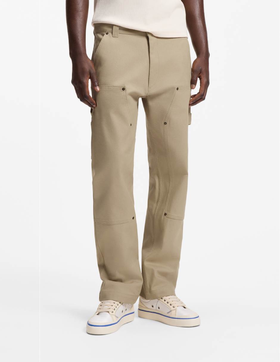 Pantalón casual cargo regular de algodón para hombre