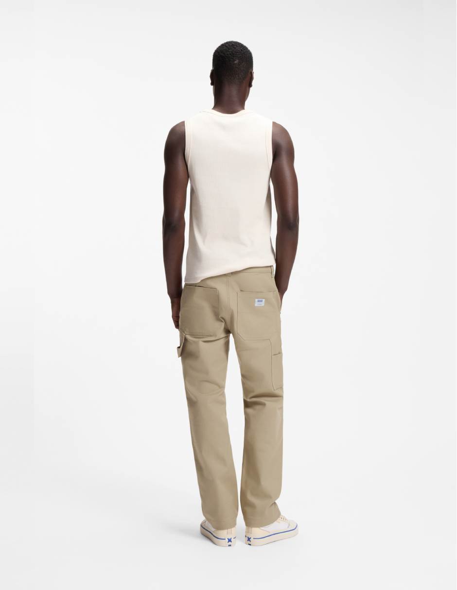 Pantalón casual cargo regular de algodón para hombre 3