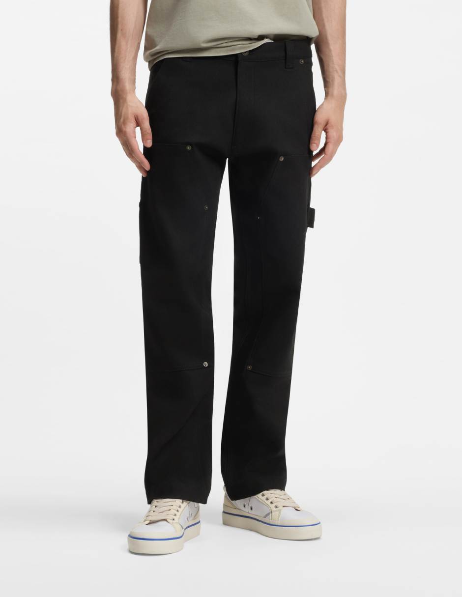 Pantalón casual cargo regular de algodón para hombre