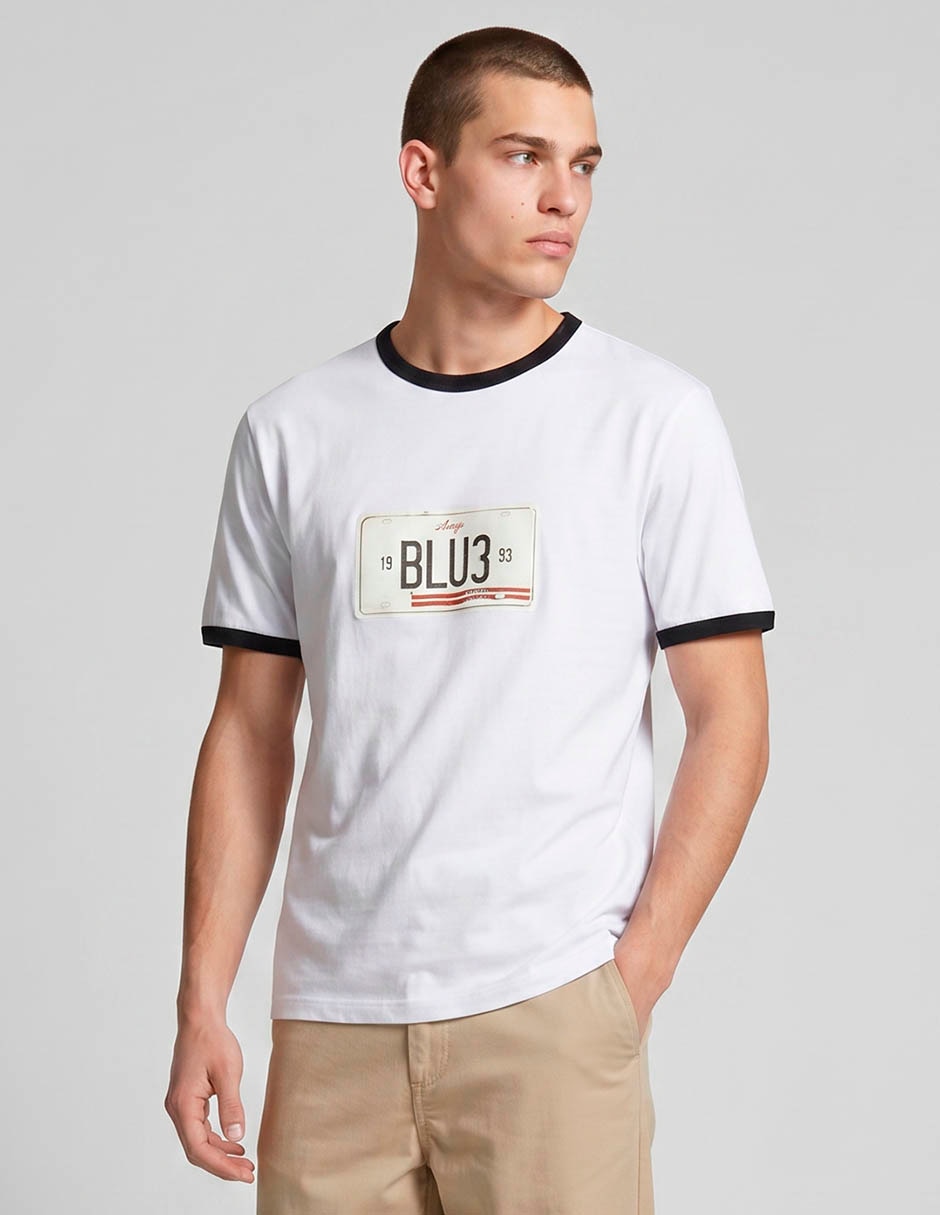 Playera cuello redondo para hombre
