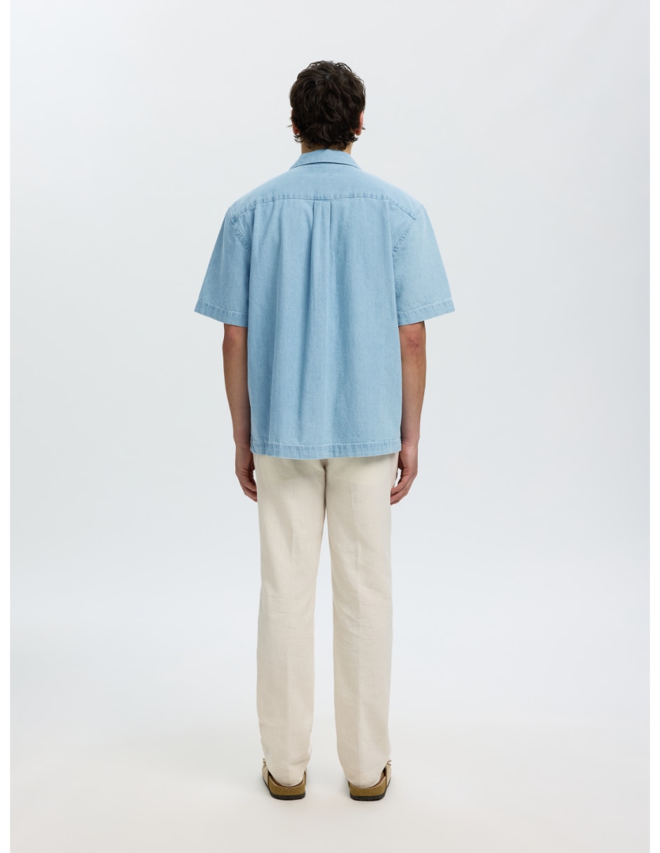 Camisa casual de algodón manga corta para hombre 2