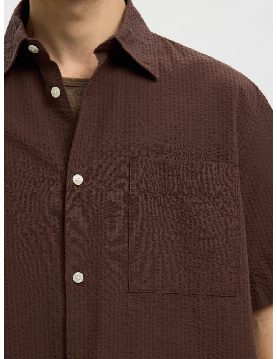Camisa casual de algodón manga corta para hombre 3