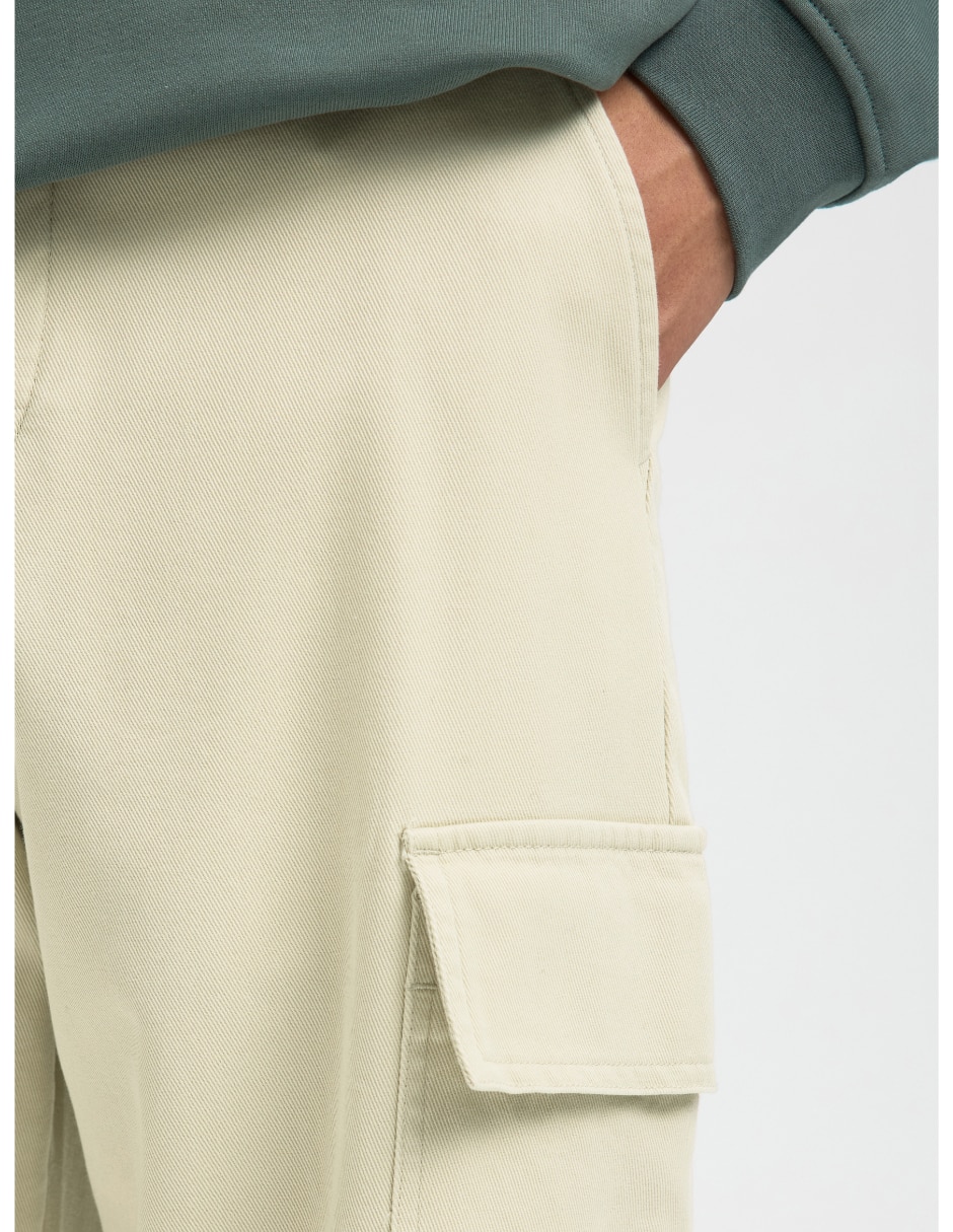 Pantalón casual cargo regular de algodón para hombre 5