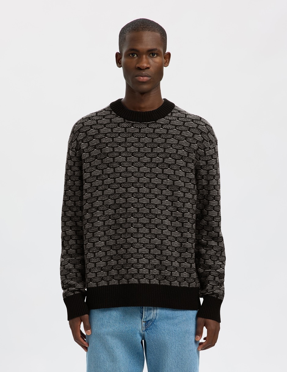 Suéter cuello redondo para hombre