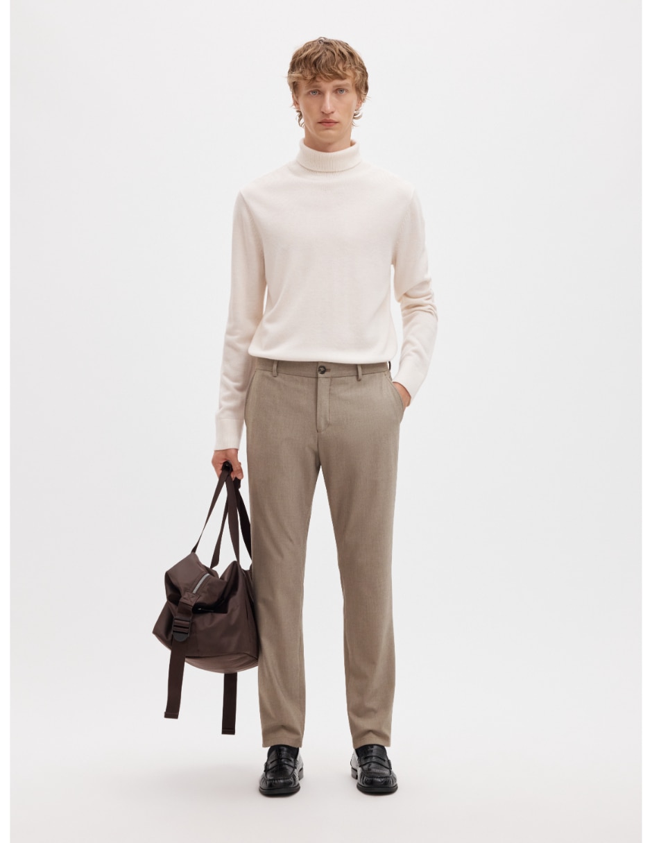 Pantalón casual chino slim para hombre 4