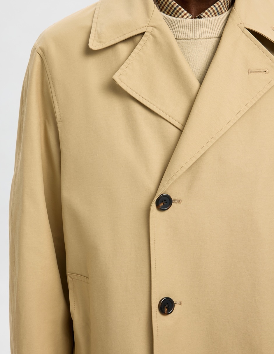 Gabardina a la rodilla para hombre 2