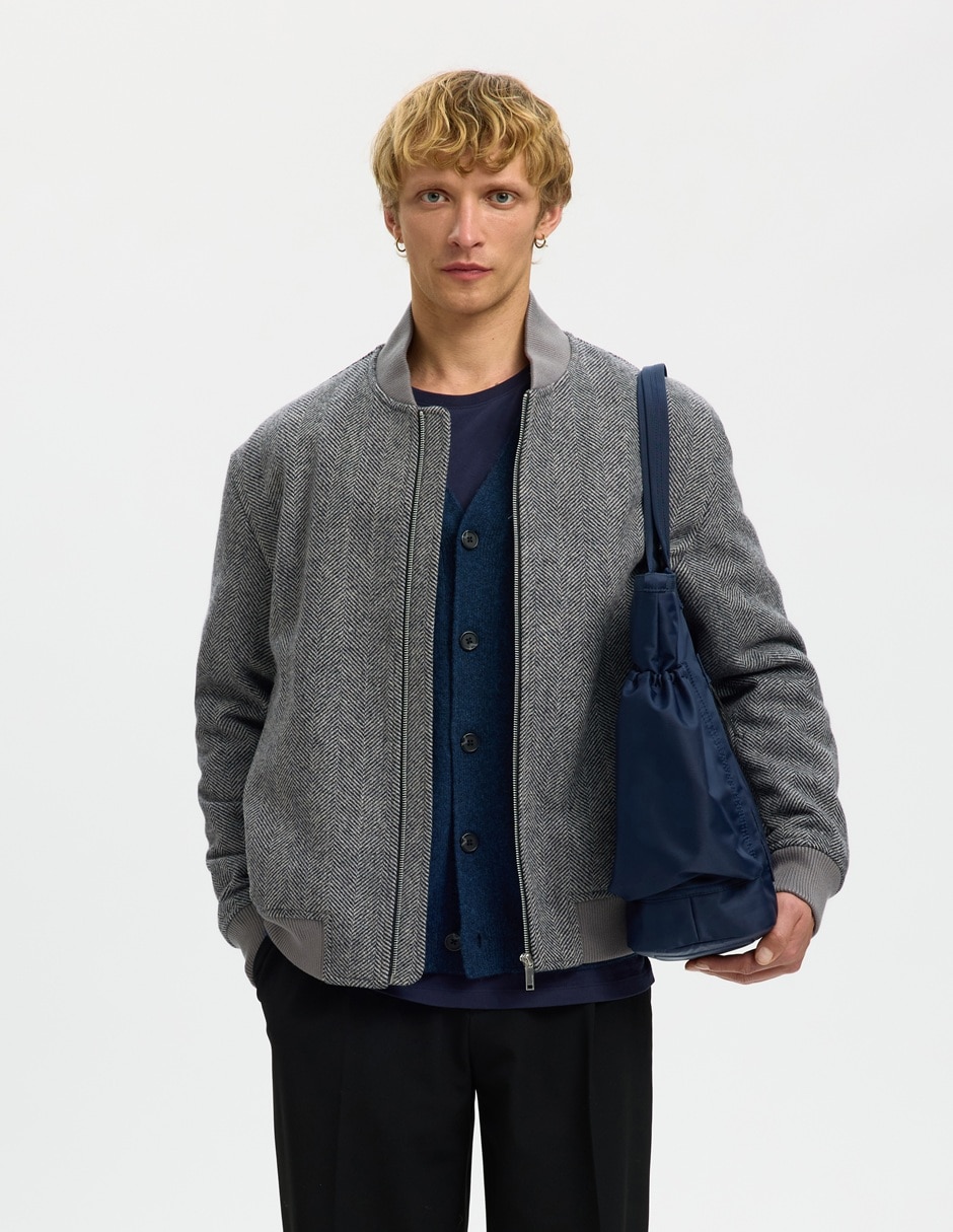 Chamarra bomber para hombre Chamarra bomber para hombre