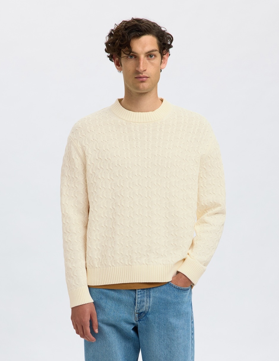 Suéter cuello redondo para hombre Suéter cuello redondo para hombre