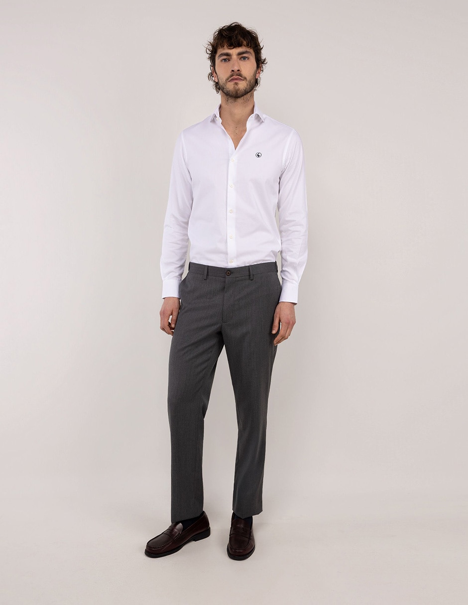 Camisa casual de algodón manga larga para hombre 5