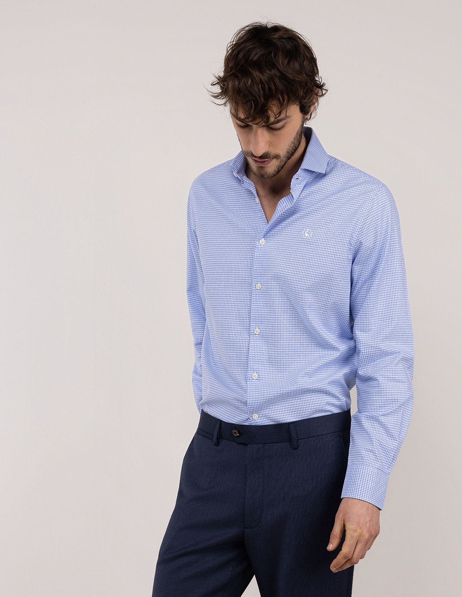 Camisa/sobrecamisa casual de algodón manga larga para hombre 4