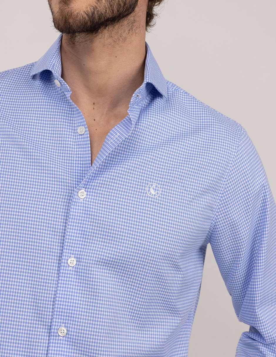 Camisa/sobrecamisa casual de algodón manga larga para hombre 6