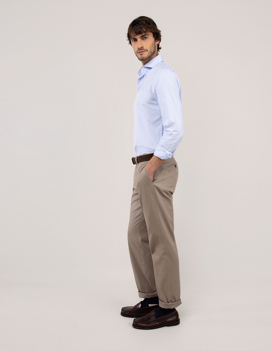 Camisa casual de algodón manga larga para hombre 2