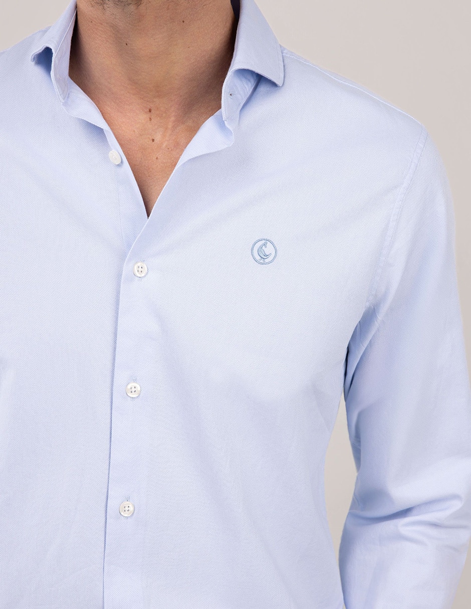 Camisa casual de algodón manga larga para hombre 4