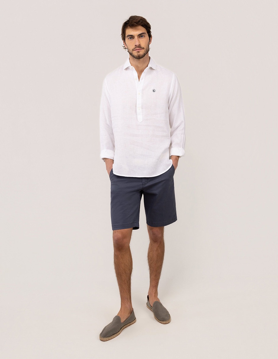 Bermuda de algodón para hombre 7