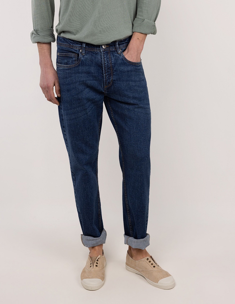Jeans regular para hombre 1