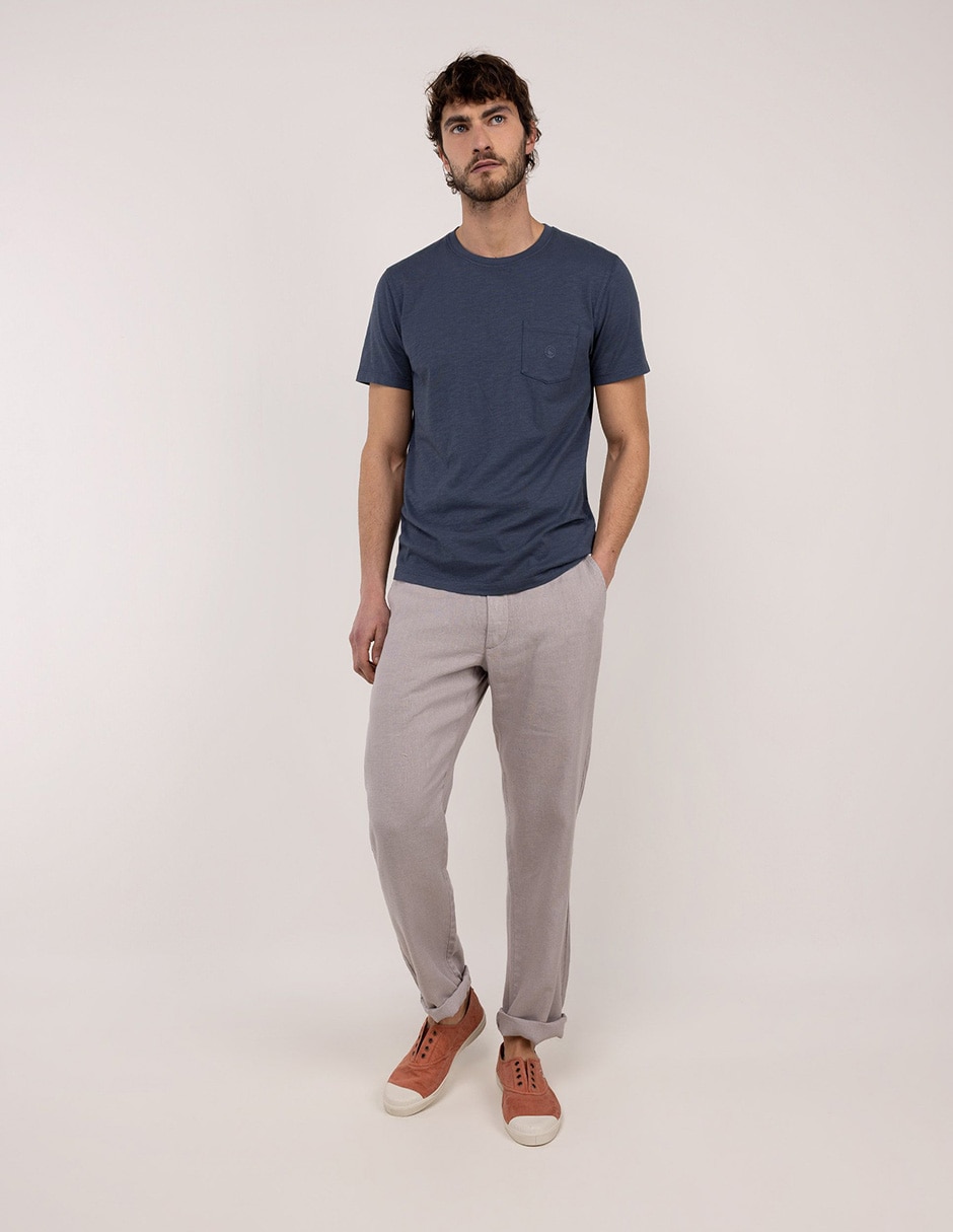 PANTALON EL GANSO 1020S26005, 38, GRIS