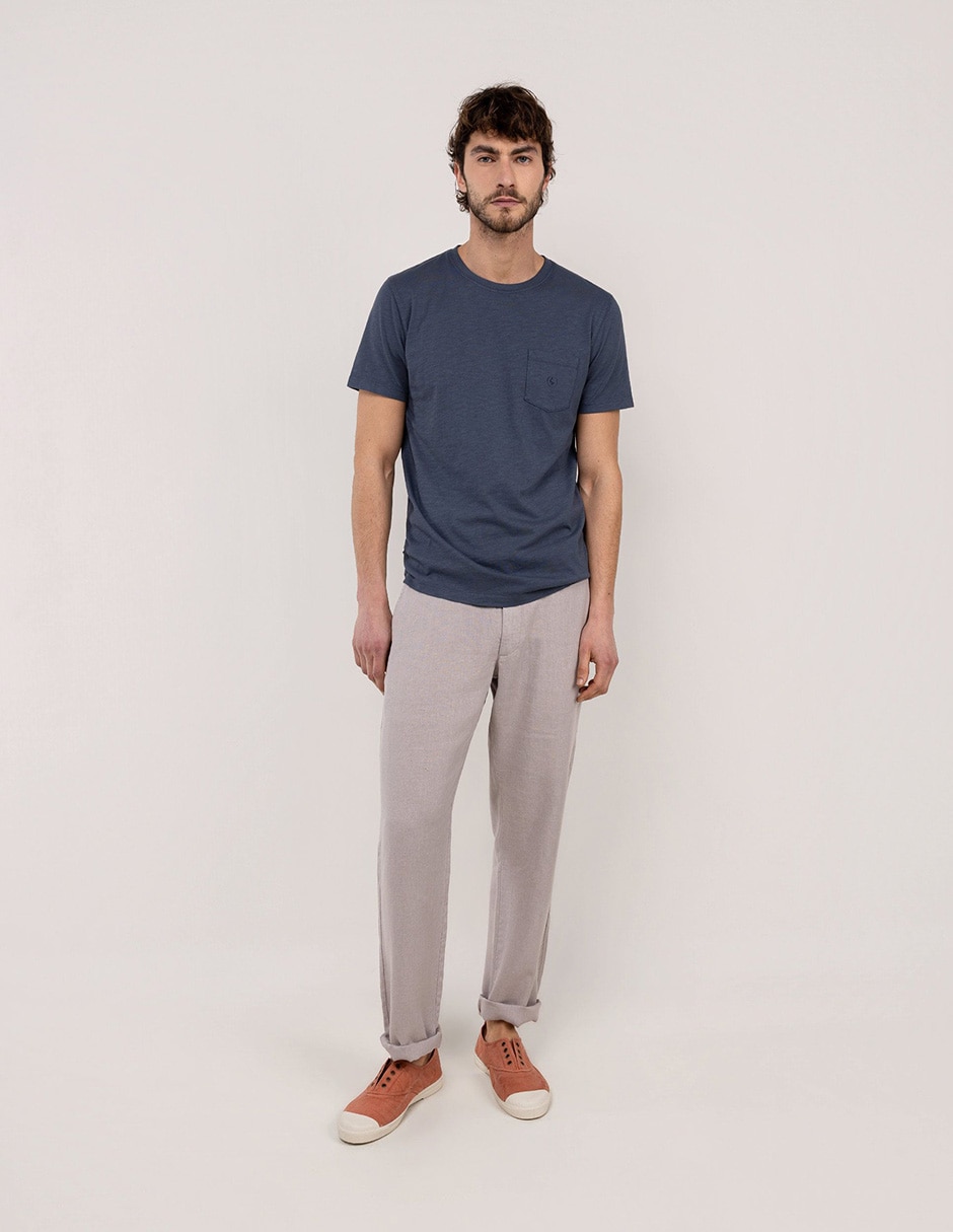 PANTALON EL GANSO 1020S26005, 38, GRIS