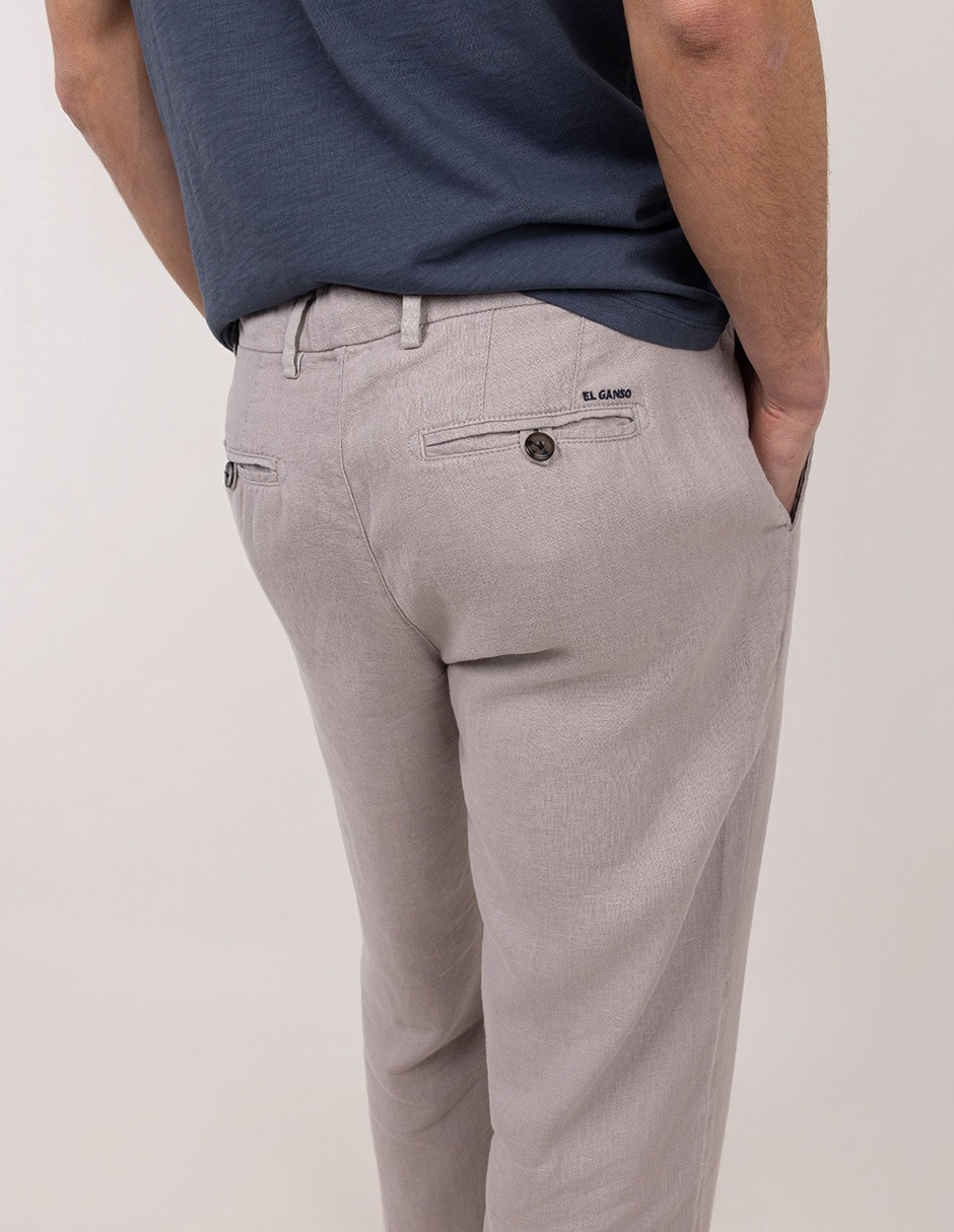 PANTALON EL GANSO 1020S26005, 38, GRIS
