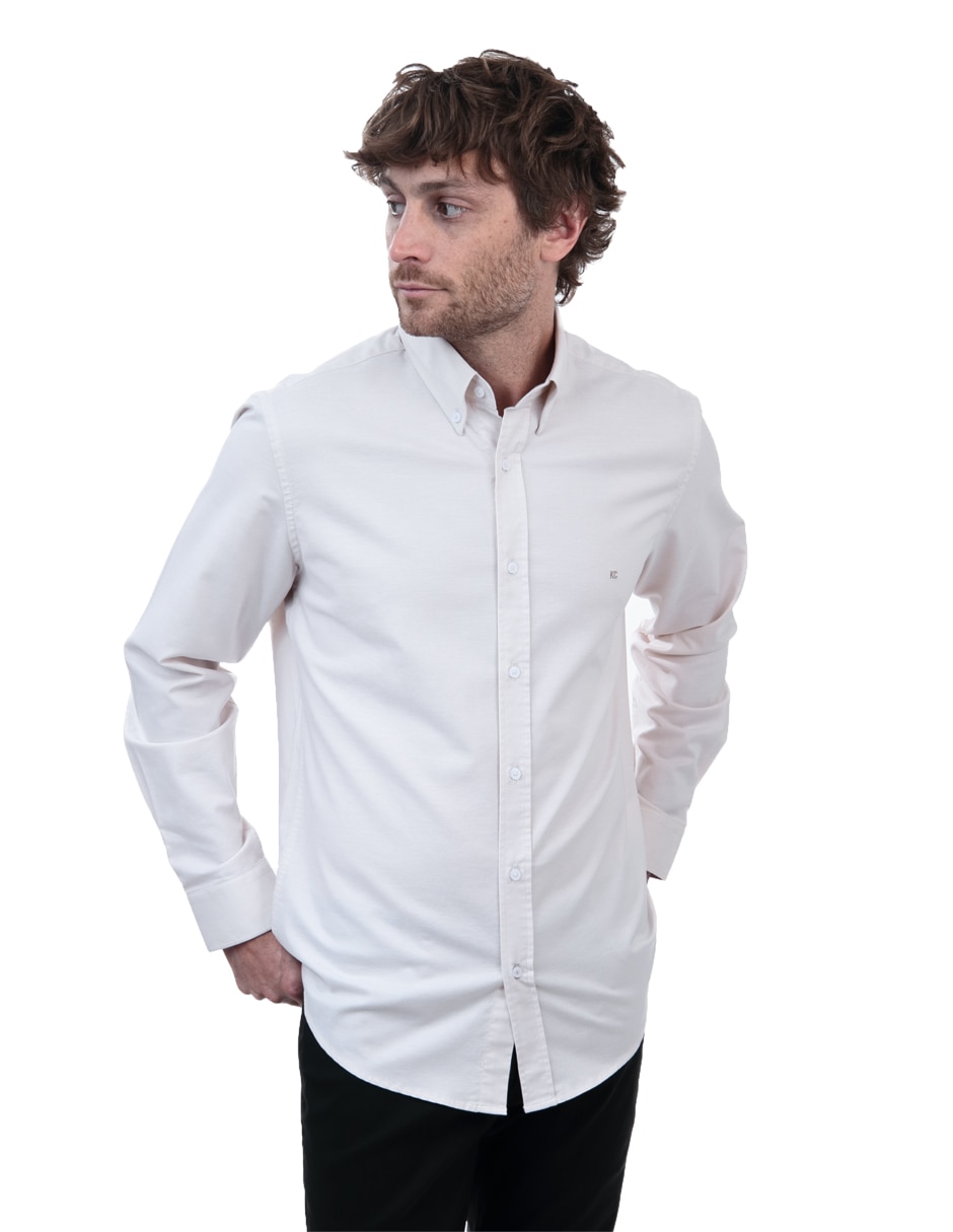 Camisa casual de algodón manga larga para hombre 2