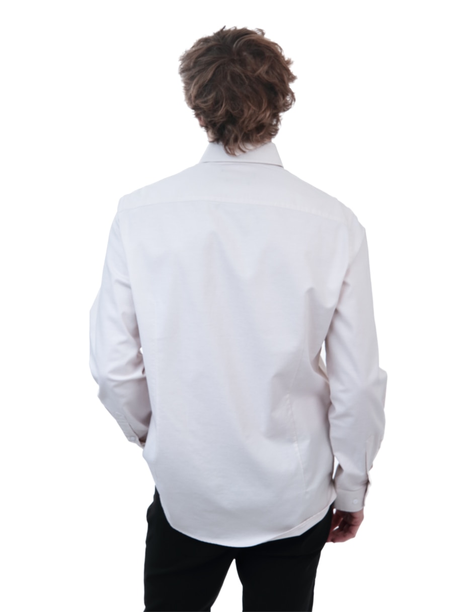 Camisa casual de algodón manga larga para hombre 5