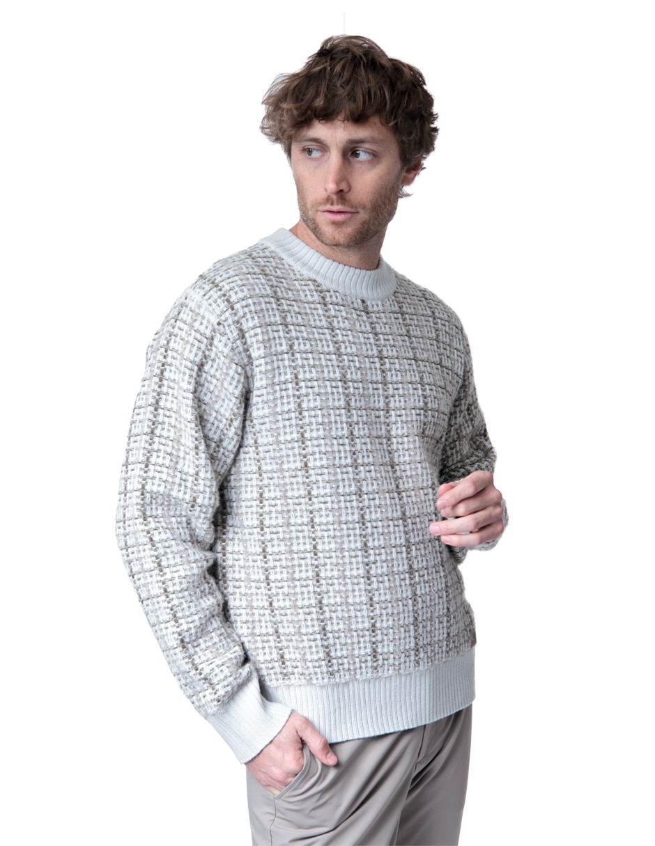 Suéter cuello redondo para hombre