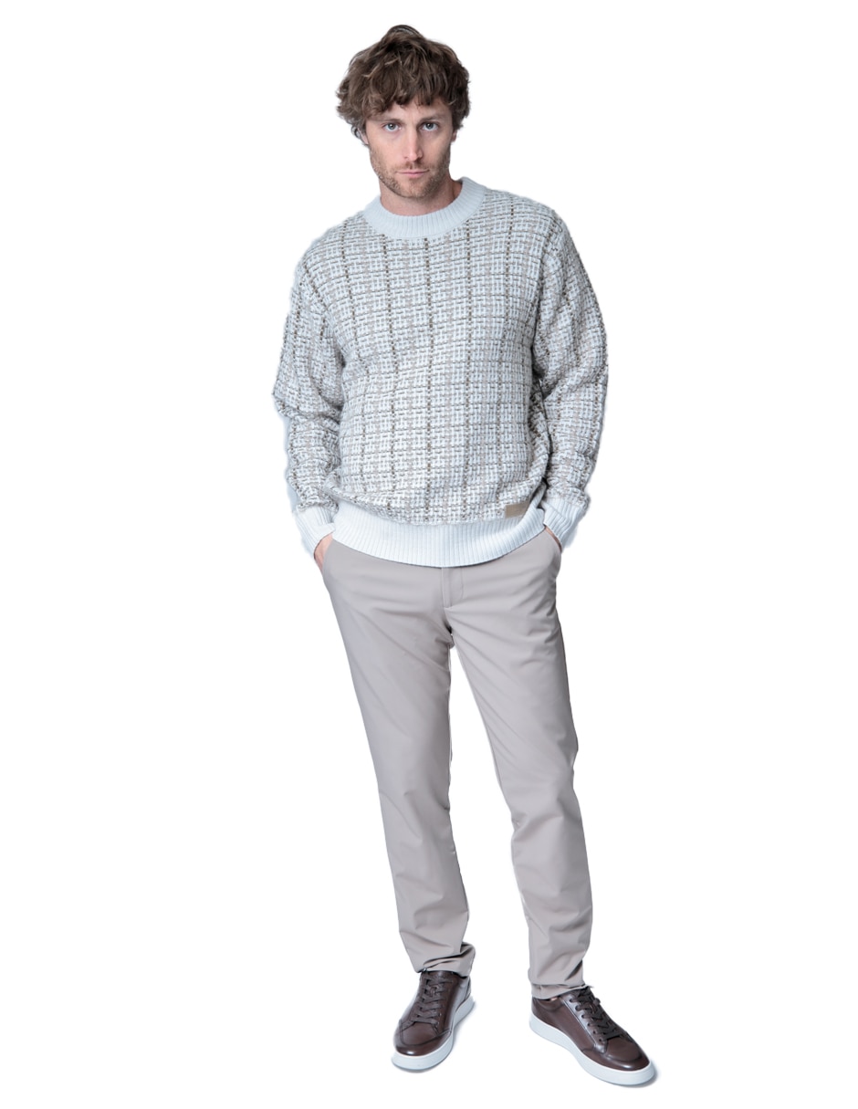 Suéter cuello redondo para hombre 2