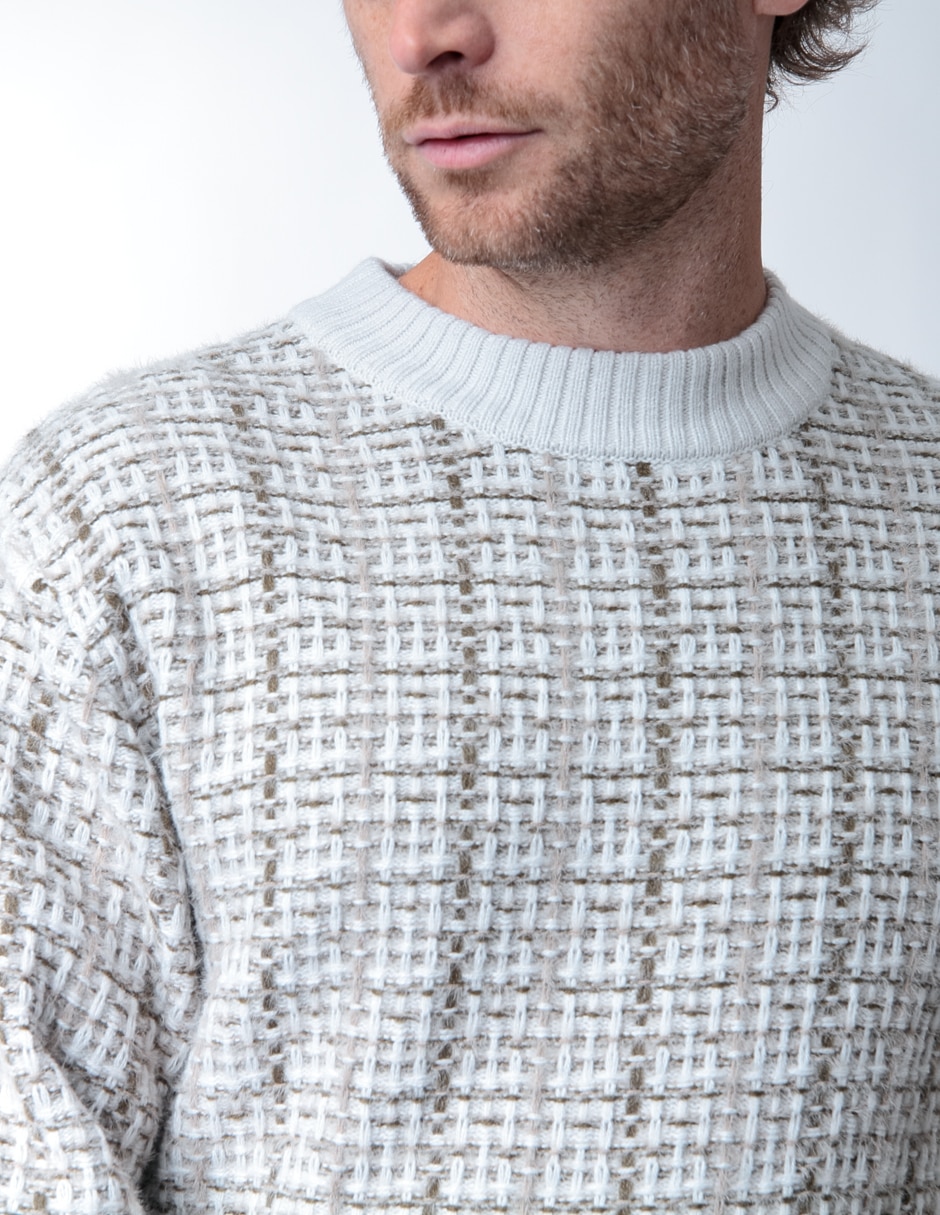 Suéter cuello redondo para hombre 4