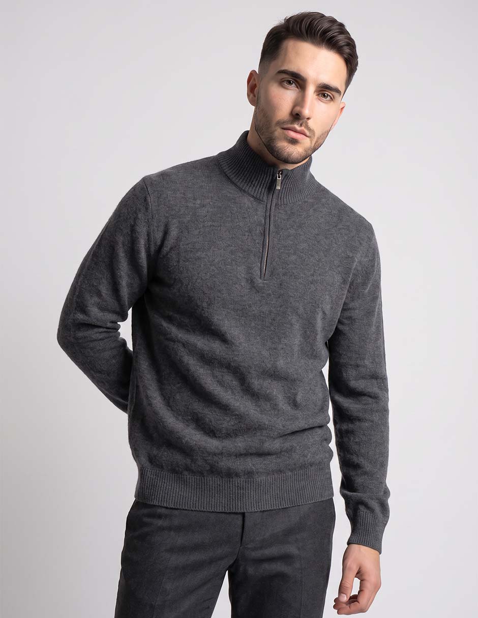 Suéter cuello alto para hombre