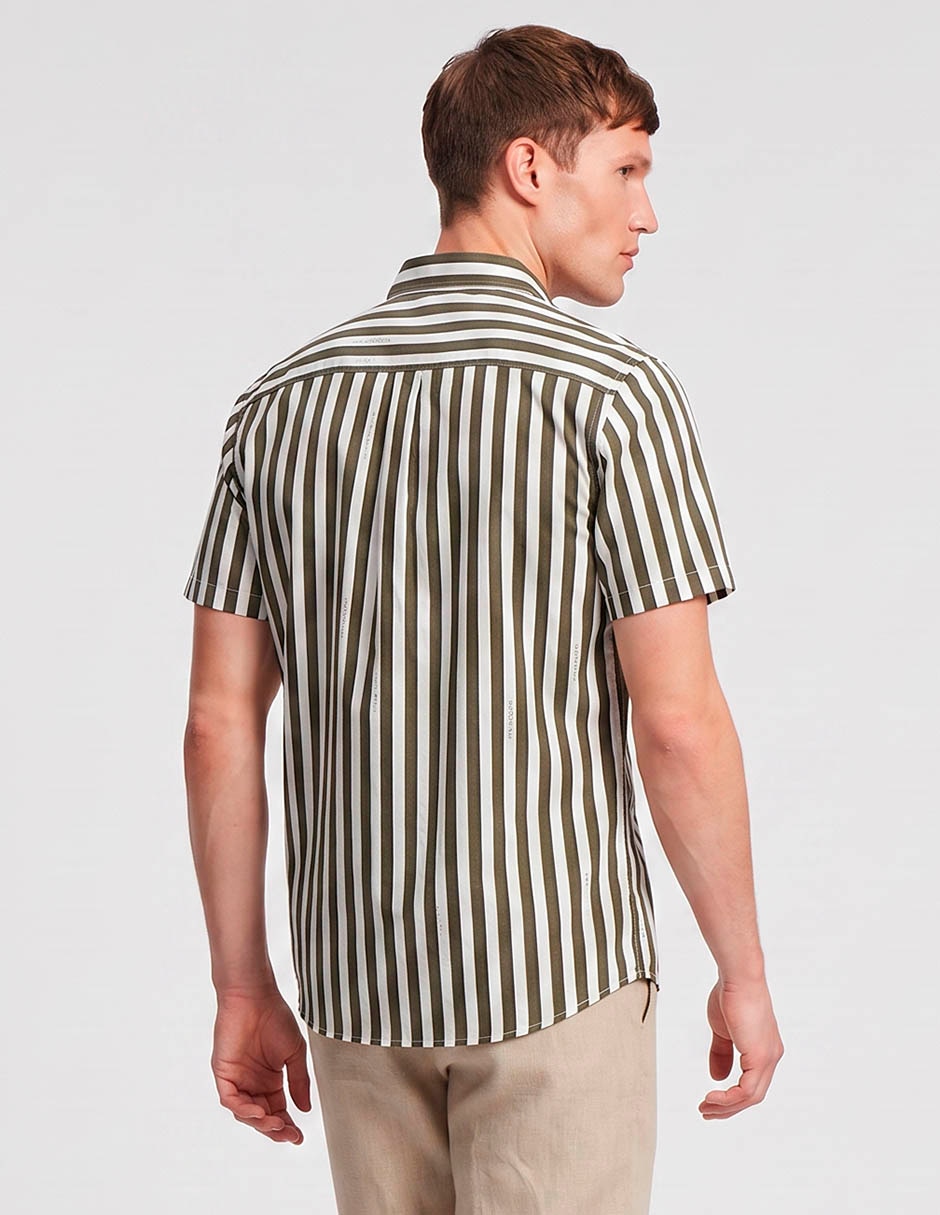 Camisa casual manga corta para hombre 2