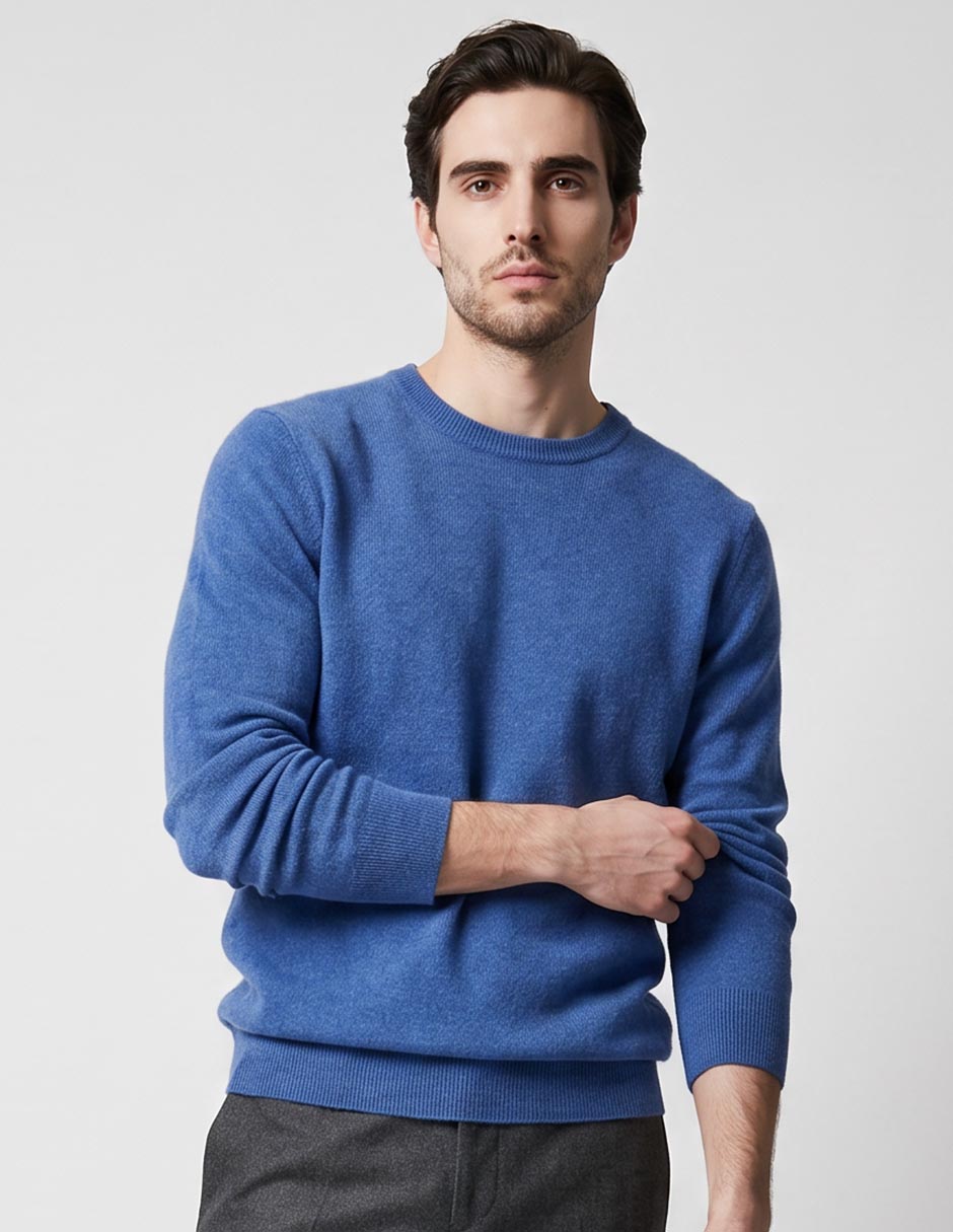 Suéter cuello redondo para hombre