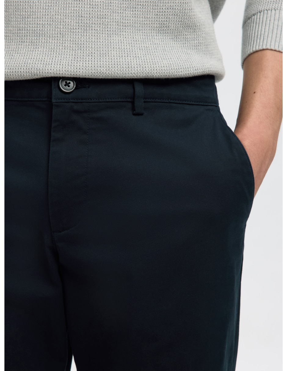 Pantalón business casual chino straight para hombre 3