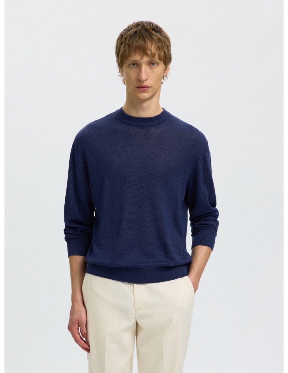 Suéter cuello redondo para hombre Suéter cuello redondo para hombre