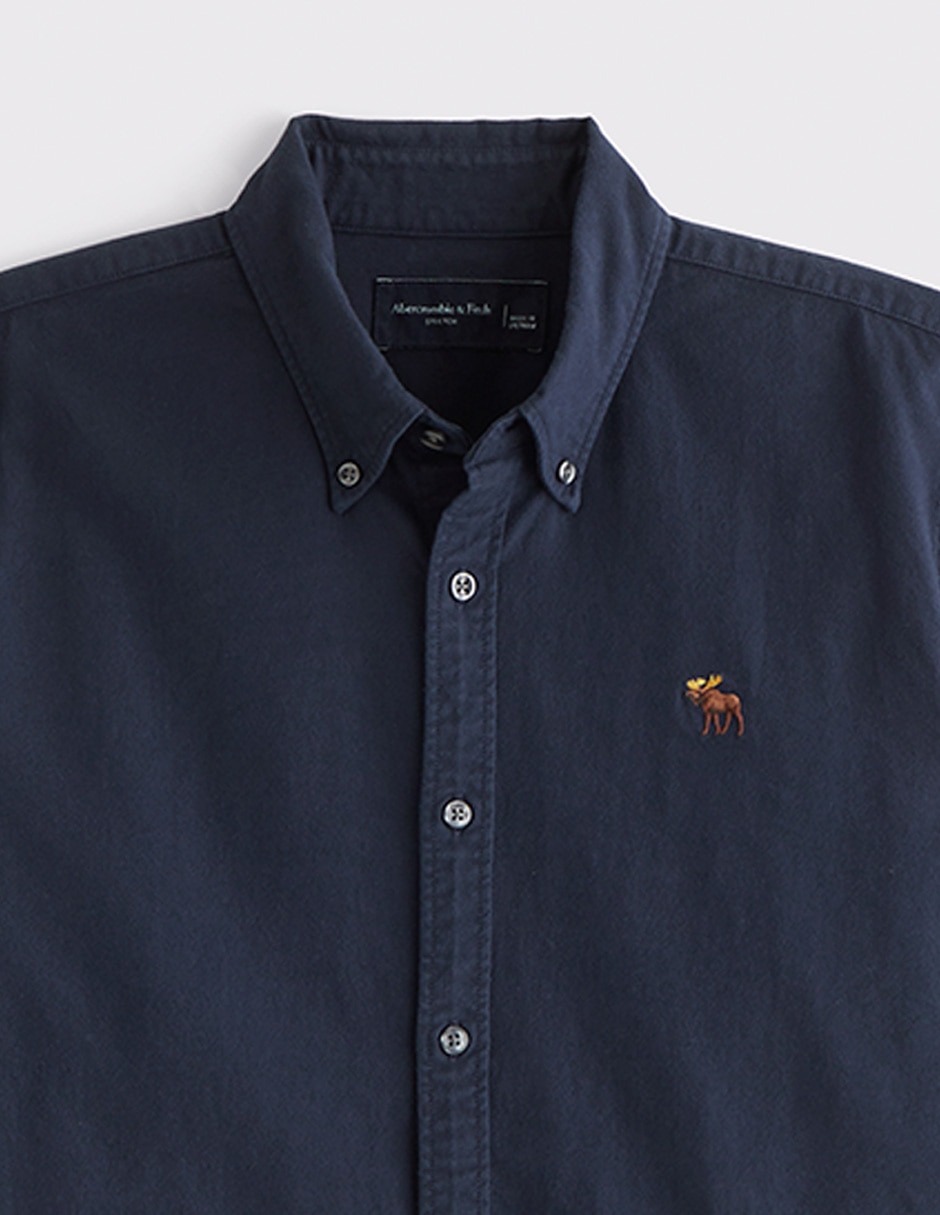 Camisa/sobrecamisa casual ba26 de algodón manga larga para hombre 2