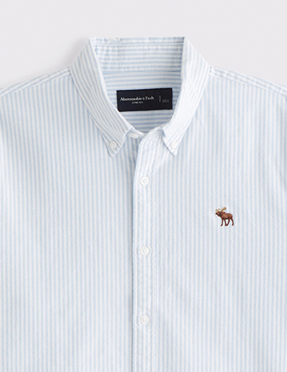 Camisa/sobrecamisa casual ba26 de algodón manga larga para hombre 4