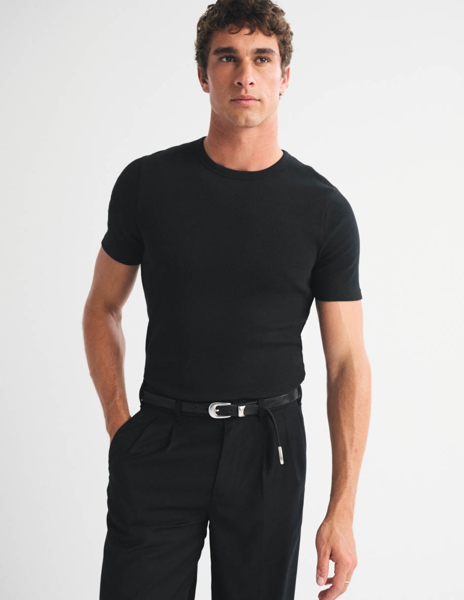 Playera cuello redondo para hombre 2