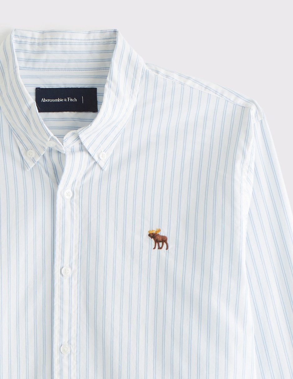 Camisa casual de algodón manga larga para hombre 2