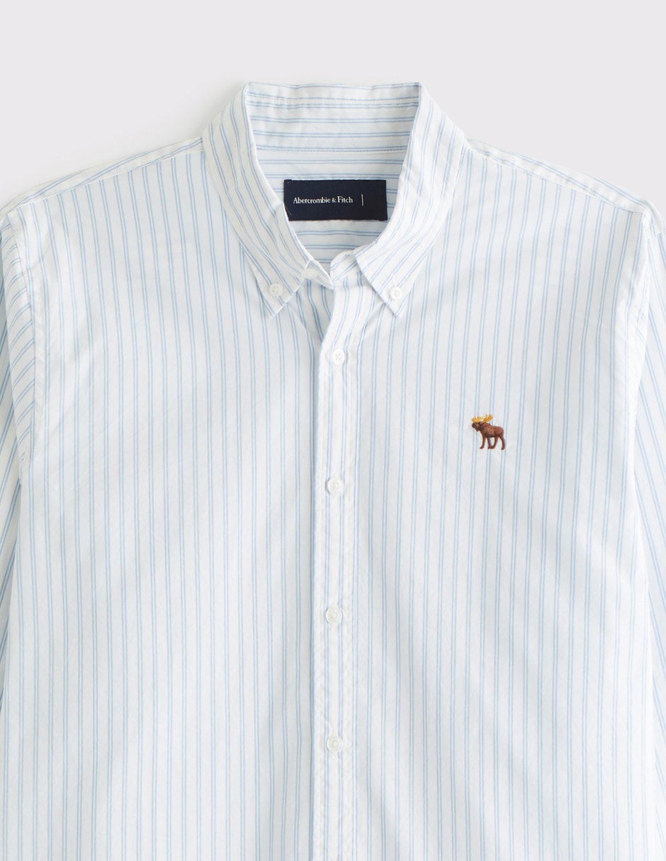 Camisa casual de algodón manga larga para hombre 3