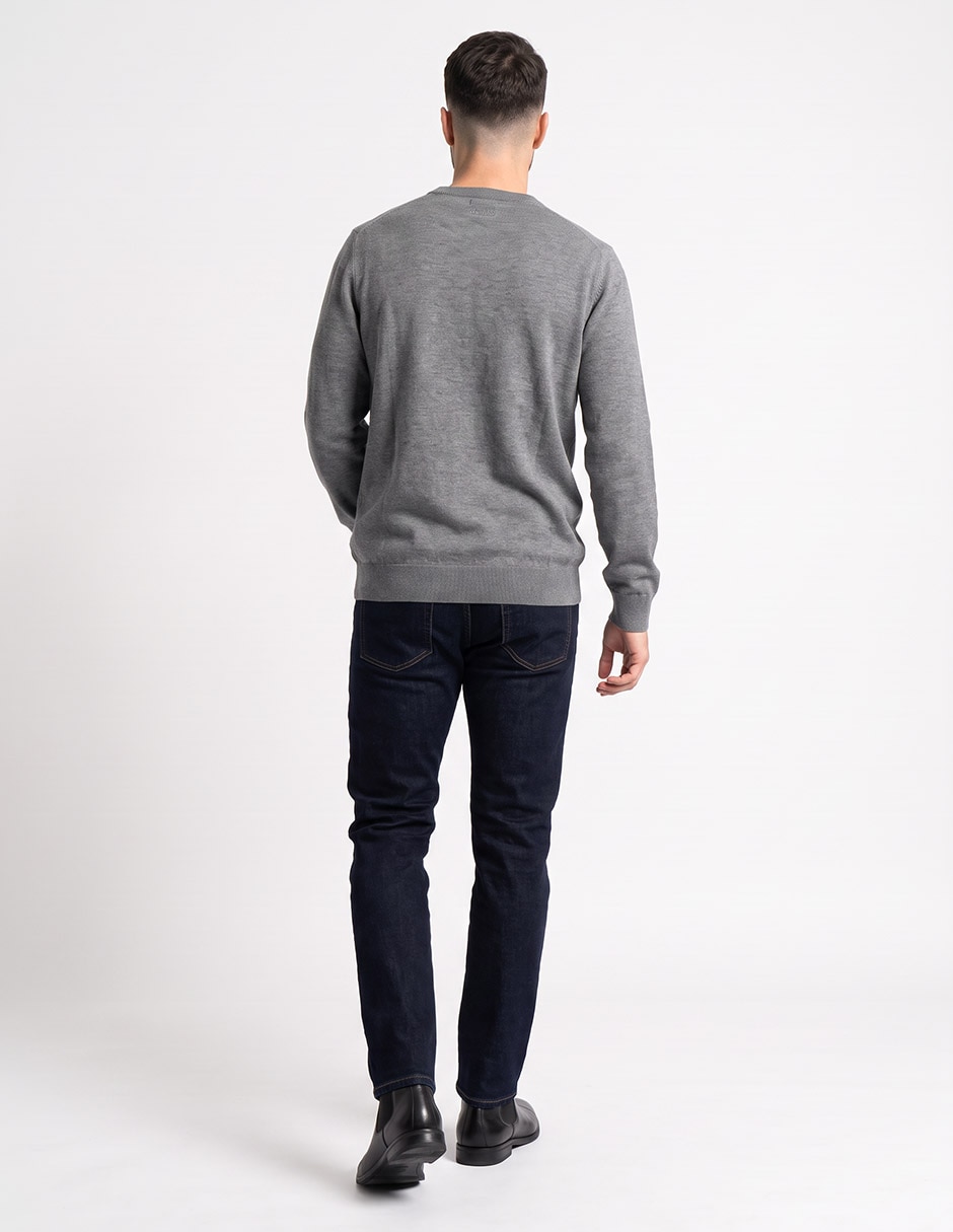 Suéter cuello redondo para hombre 4