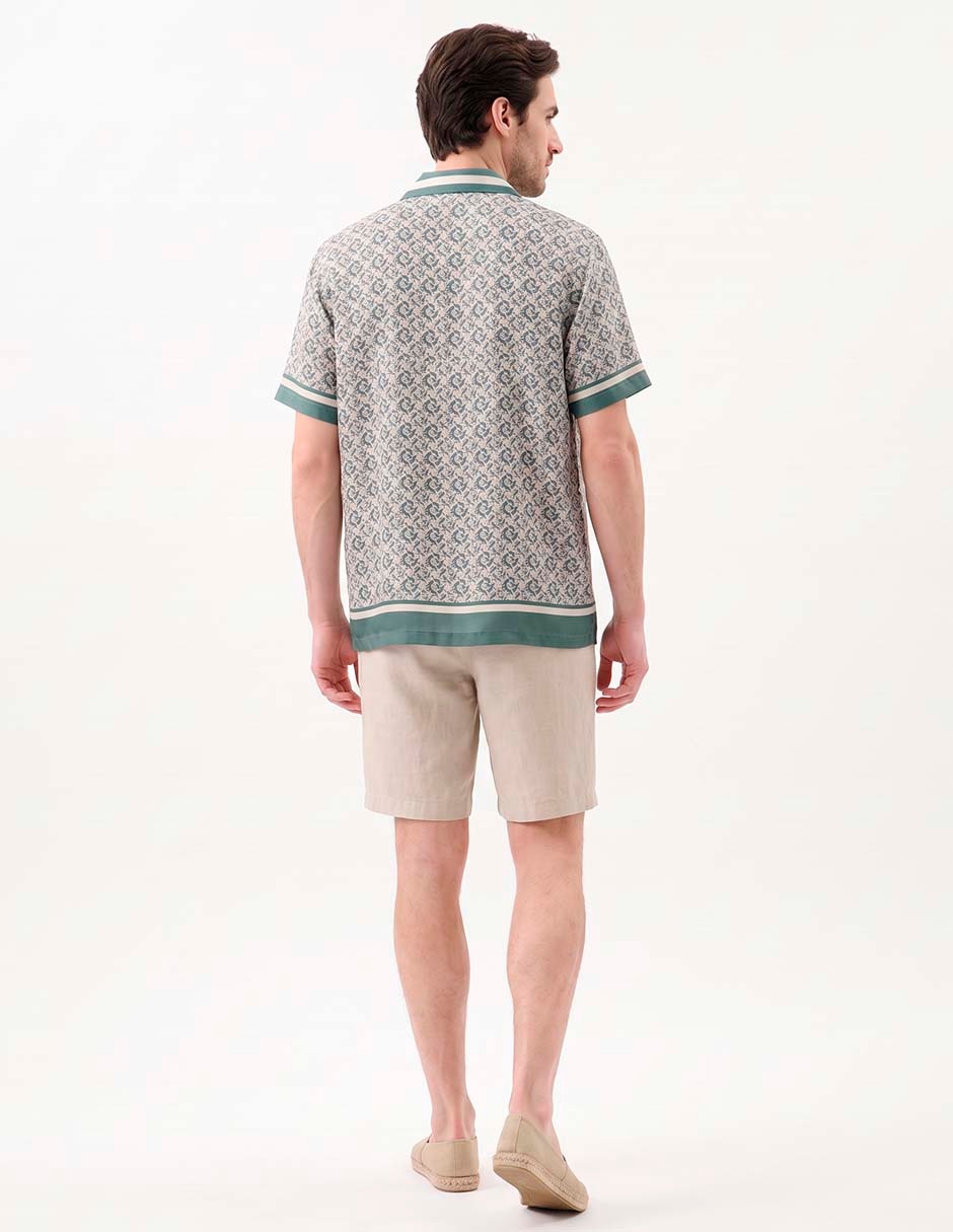 Camisa casual fa26 manga corta para hombre 2