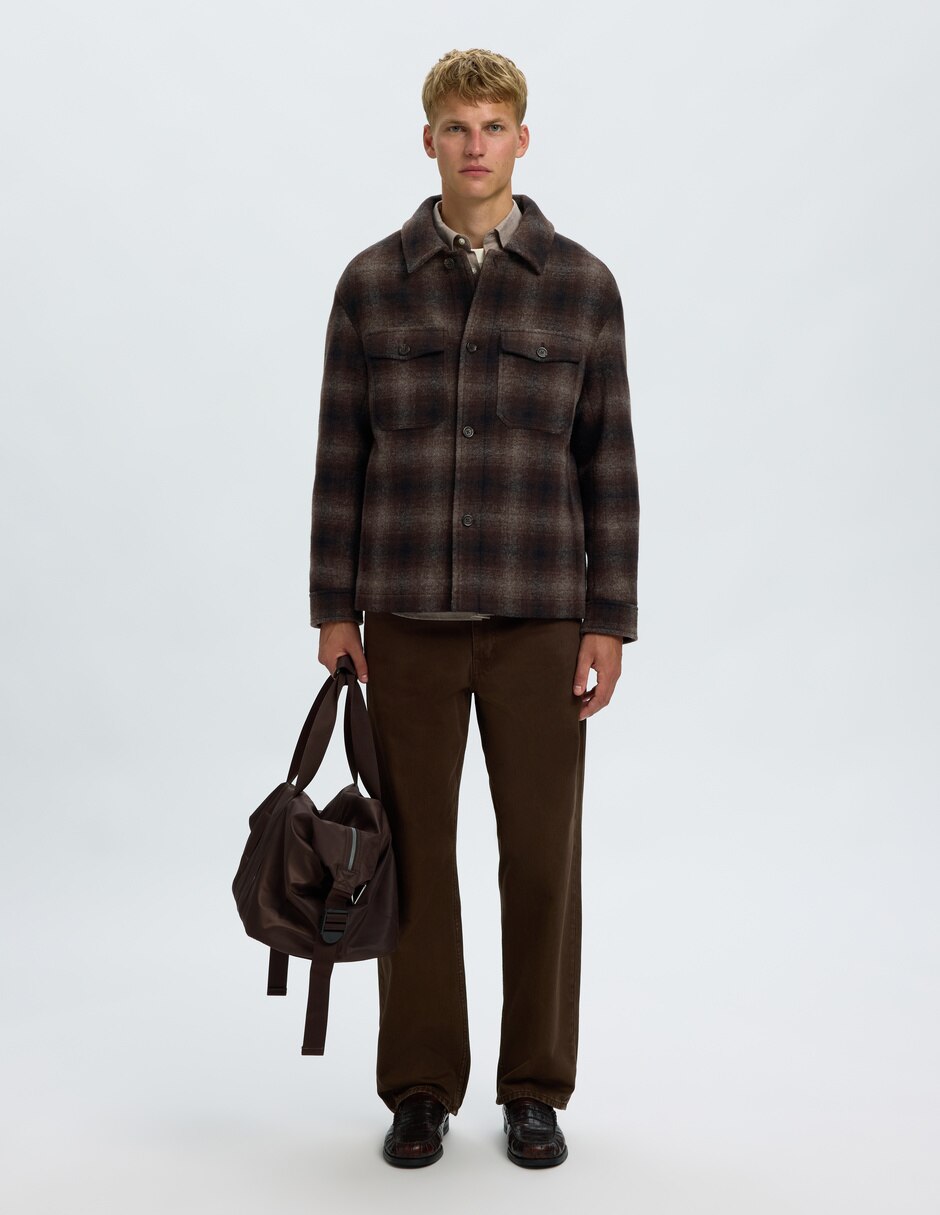 Chamarra casual con bolsillos para hombre 4