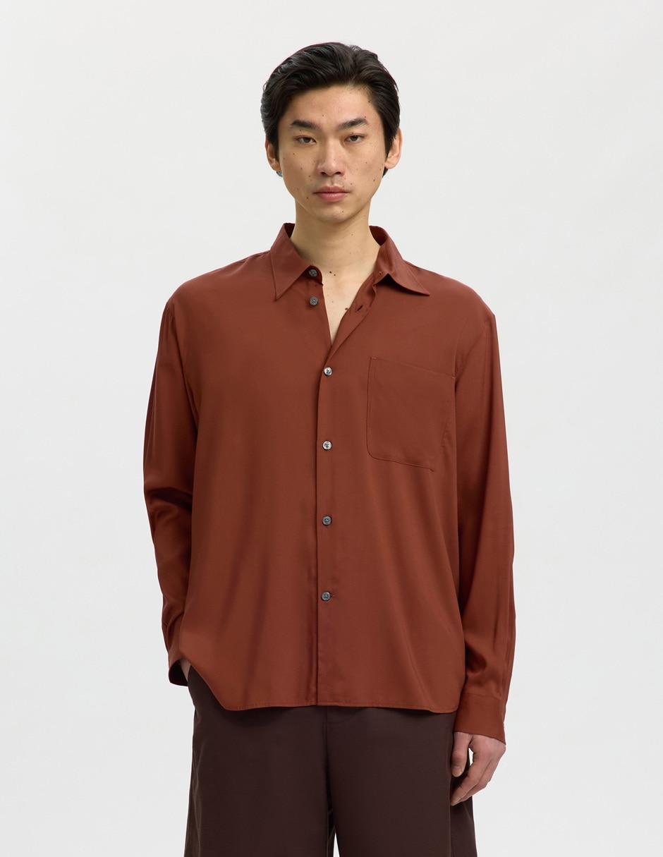 Camisa casual manga larga para hombre Camisa casual manga larga para hombre