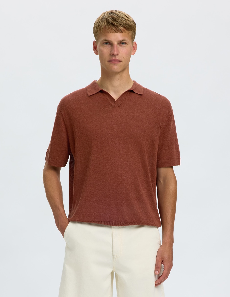 Suéter cuello polo para hombre Suéter cuello polo para hombre