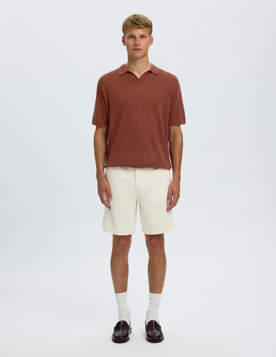 Suéter cuello polo para hombre 4