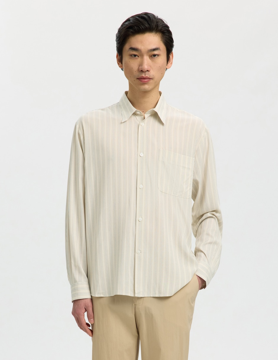 Camisa casual manga larga para hombre Camisa casual manga larga para hombre