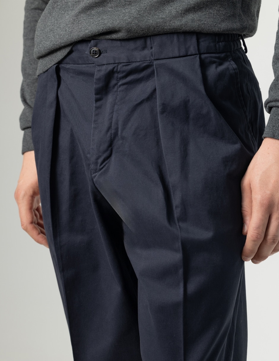 Pantalón casual regular de algodón para hombre 4