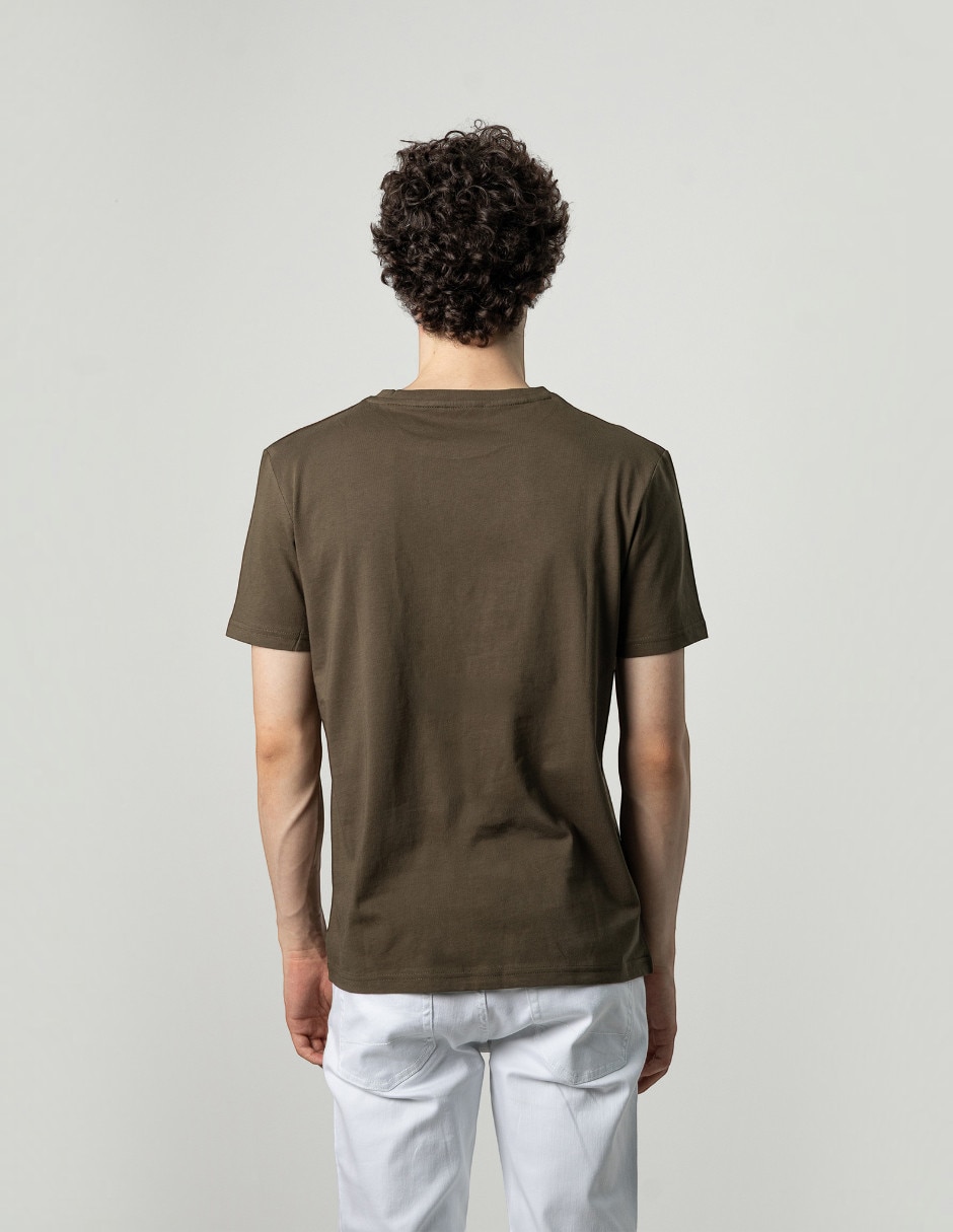 Playera cuello redondo para hombre 2
