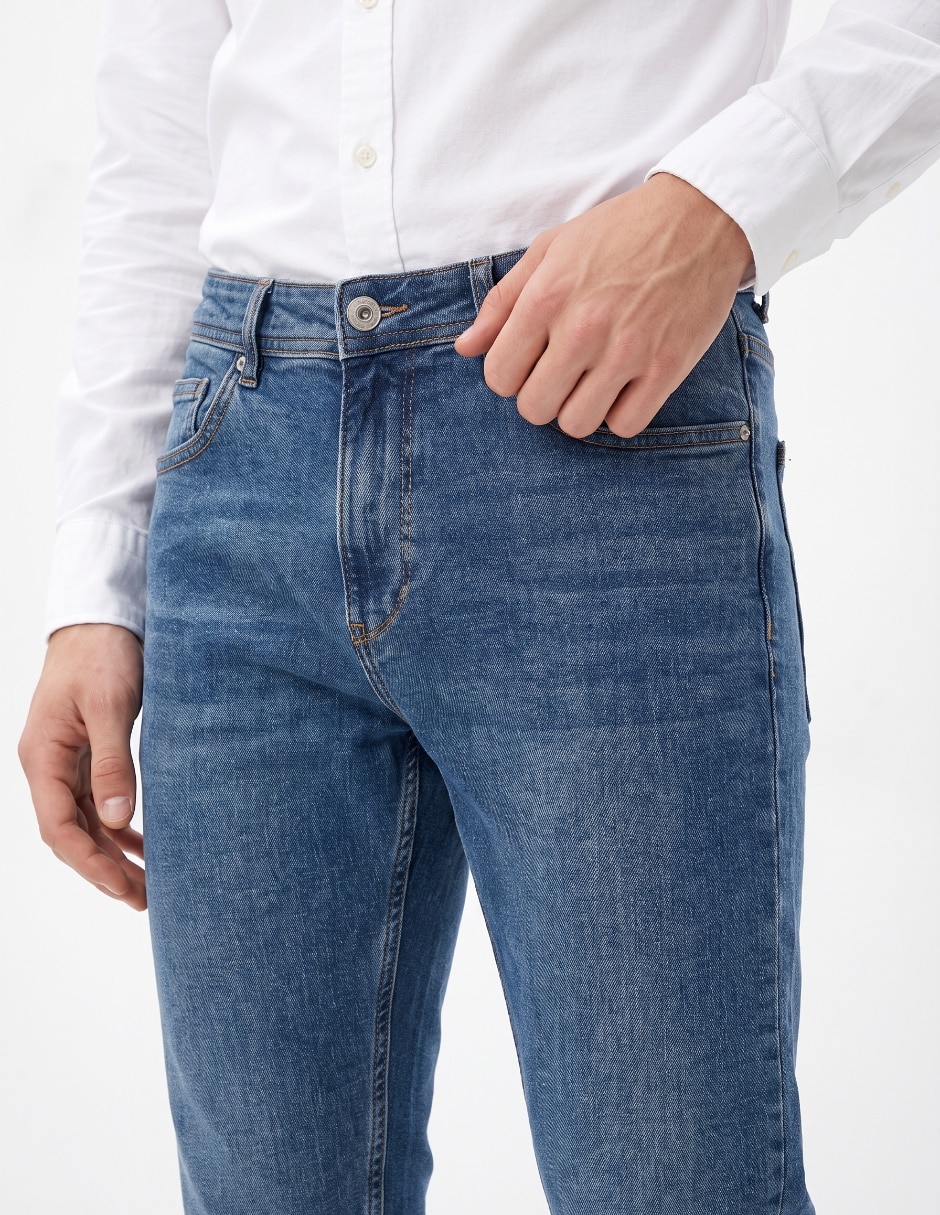 Jeans regular para hombre 4